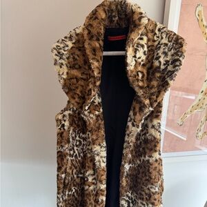 Brown Faux Fur Coat